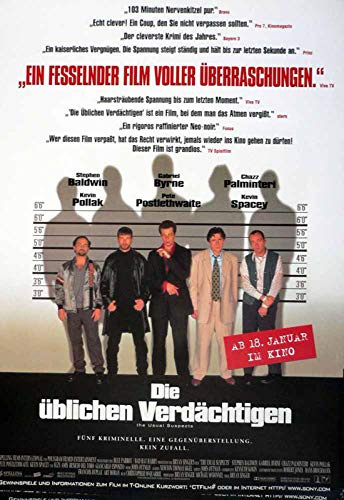 Die üblichen Verdächtigen - Kevin Spacey - Filmposter A3 29x42cm gerollt