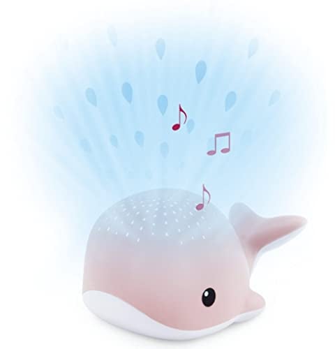 Veilleuse projecteur Wally la baleine rose - Zazu