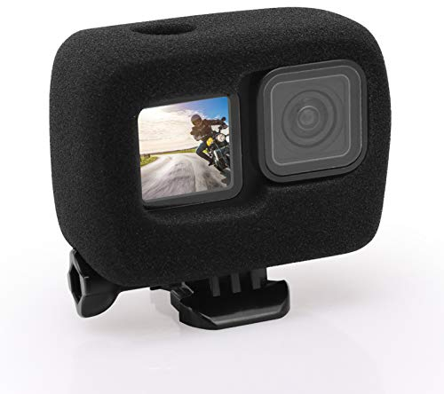 Windslayer Abdeckung für GoPro Hero 12 Hero 11 Hero 10 Hero 9 Windgeräuschunterdrückung Schwamm Video Schalldämpfer