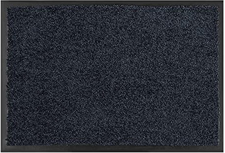 Carpido Fußmatte schwarz – Eingangsmatte innen – Schmutzfangmatte 90x250 cm – Läufer Flur rutschfest – Wohnzimmer Deko - Türmatte Sauberlaufmatte