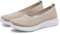 Minjet Zapatos Casuales para Caminar para Mujer Zapatillas sin Cordones Transpirable Ligero Fitness Sneakers