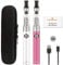 E Cigarettes Vape Pen Starter Pack VapeMaster H2 Kit, 2 Vape Pens, Easy Top Fill Cartridge, Long Lasting Battery, Pure Vapor - No eLiquid, No Nicotine