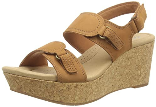 Clarks Femme Rose Lane Sandales, Noir, 39 EU