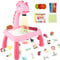Projecteur de dessin pour enfants, CS COSDDI Table Peinture par Projection pour Enfants trace et dessine avec lumière et musique, projecteur de table de dessin de peinture jouet pour tout-petits pour