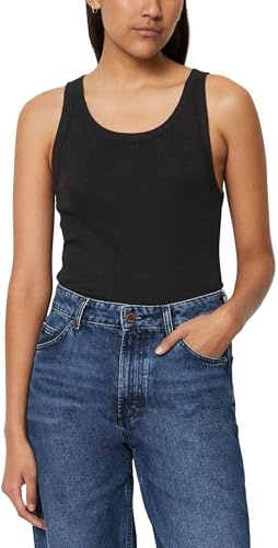 Marc O'Polo Denim Damen Tanktop mit Stretch-Anteil gerippt