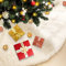 Lanpn Tappeto Sotto Albero di Natale Copribase Albero 90cm, Grande Lusso Bianco Felpato Copertura Base Tappetino Copri Base Piede Gonna Gonne Albero di Natale per la Decorazioni Albero di Natale