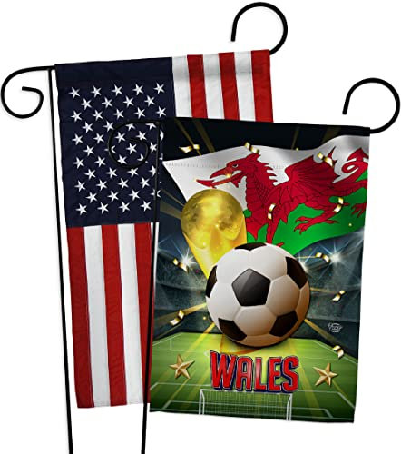Ornament Collection FIFA World Cup Wales Wall American Flag Banner Pack Patio Porch Lawn Garden Outdoor Decorations Tapestry Team Qatar Trophy Soccer Game Football Gifts
