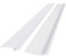 Stove Counter Gap Filler, 25 inch Silicone Gap Cover Between Cooker and Worktop, Heat-Resistant, Easy Clean, White, 2 Pack