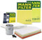MANN-FILTER Inspektionspaket Filterset 1x Ölfilter, 1x Luftfilter, 1x Innenraumfilter, Kompatibel mit VOLVO S60 II (134), S80 II (124), V60 I (155), V70 III (135), XC60 I SUV (156)
