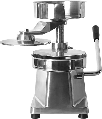 HACSYP Kommerzielle Burgerpresse, robuster Hamburger-Fleisch-Patty-Maker, Press-Patty-Maker, Hamburger-Formmaschine, mit 500 Stück Patty-Papieren (Size : 15cm)