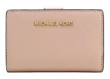 Michael Kors Jet Set Reise Bifold Geldbörse Münze Reißverschluss (Rosa), Rosa