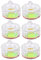FOMIYES 6pcs Nail Crystal Bowl Acrylic Nail Cup Liquid Holder for Professionals