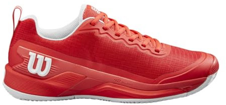 Wilson Rush Pro 4.5 Tennis Shoe for Clay Court, Men's, Size 12, Infrared/Infrared/White