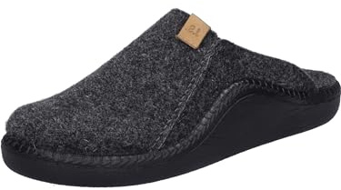 Josef Seibel Herren Pantoffeln Monaco H 11, Männer Hausschuhe,Weite H (Weit),schlapen,Home-Slipper,House-Slipper,anthrazit,42 EU