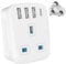 UK To South Africa Plug Adapter with USB C | MyTravelPal® South Africa Travel Adaptors 17W USB-C | For Use in SA, Namibia, Swaziland, Botswana & More | Type M Travel Adapter