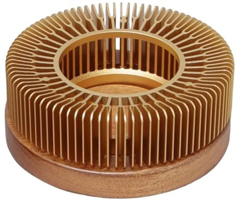 Chauffe-théière pour théière, chauffe-théière - Chauffe-théière de luxe - Porte-bougie champagne doré - Chauffe-boisson en alliage d'aluminium - Décoration de maison stable pour salon et chambre à