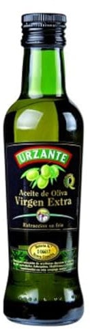 Aceite de Oliva Virgen Extra - Botella Cristal 250 ml - Urzante - Aceite Oliva Virgen Gran Seleccion - 0,25 l