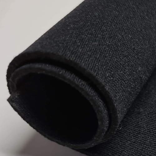Neopren-Stoff, 4 mm, 135 cm breit, doppelseitig aus Nylon, schwarz, für Tauch- und Sportanzüge, Meterware Kadusi