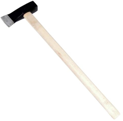 pokm toolsmarket - 4kg Axt/Spalthammer – Spaltaxt mit Holzgriff – Hochwertiger Spalter Hammer/Beil – Hergestellt in der EU