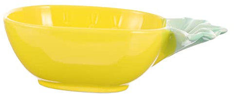 Hemobllo Ceramic Pineapple Bowl Creative Kitchen Fruit Bowl Boys and Girls Rice for Food Serving Salad Home Use