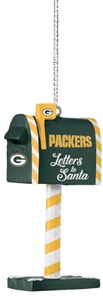 NFL Green Bay Packers Baumschmuck Mailbox Anhänger Ornament Weihnachtsbaum 5051586191113