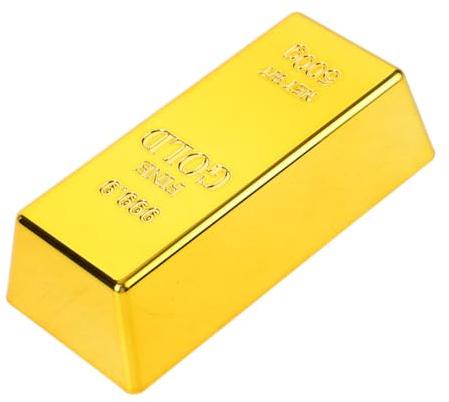 WEKADRIN Heavy Duty Gold Plastic Door Stopper Prop Medium Weighted Decorative Door Wedge for Home and Office Floor Use