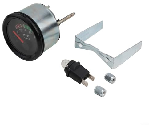 Digitales Voltmeter für Fahrzeuge, 5,1 cm, 52 mm, mit LED-Bildschirm zur Überwachung der Spannung der Autobatterie und der elektrischen Gesundheit