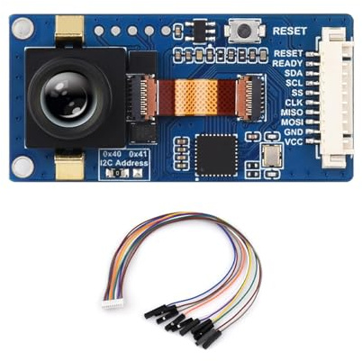 Ldabrye Dual-Field Thermal Camera HAT: 44°/90° FOV High Sensitivity SPI/I2C Integration High Resolution Thermal Sensoring