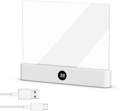 Lampe De Lecture, éCran Plat Intelligent Led Lampe Lecture,Lumiere Livre Multifonctionnel,Chargement Usb Avec Fonction Minuterie,Lampe De Lecture Pour Lire Au Lit Veilleuse,Pour Lecture Et éClaira (C)