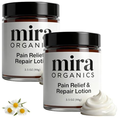 Mira Cream for Pain, Mira Organics Pain Relief & Repair Lotion, Mira Cream Use natural plant ingredients 3.5OZ(2)