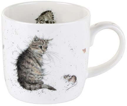 Wrendale Cat And Mouse Mug by Wrendale by Royal Worcester