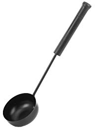 eliga Schöpfkelle mit schwarzer Pulverbeschichtung
