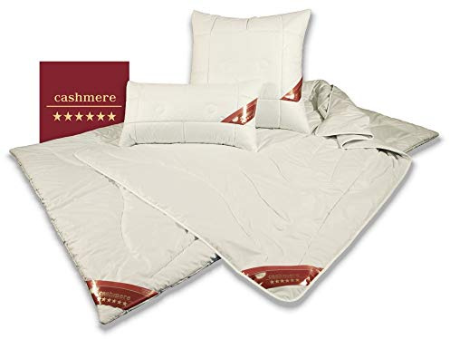 Garanta (33-) Kaschmir Bettdecke 135x200 Steppbett Natur Cashmere Winterbettdecke
