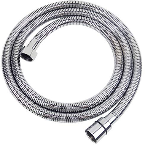 MINGOR Acciaio Inossidabile Facile Installazione Tubo Flessibile per Doccia Bagno Tubo dell' Acqua di Ricambio, in Cromo lucidato, connettore in Ottone