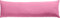 REDBEST Seitenschläferkissenbezug Single- Jersey San Francisco, rosa Größe 40x140 - weiche Qualität, bügelfrei, praktischer Reißverschluss, 100% Baumwolle