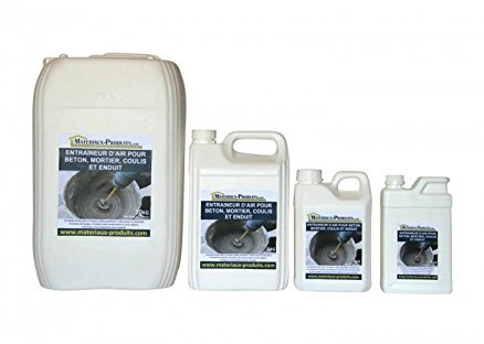 MATPRO Entraineur d'air pour béton, mortier, coulis et enduit 2 Kg Marron