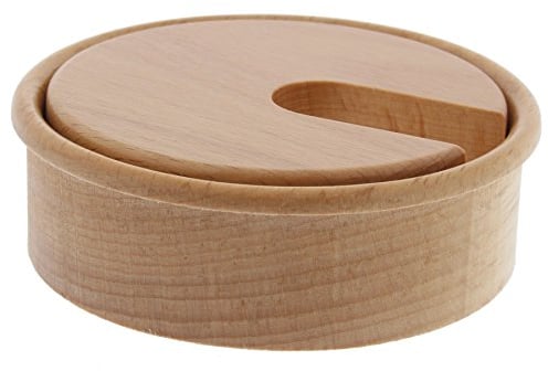 ToniTec Kabelabdeckung Kabeldurchführung Kabeldurchlass Kabeldose Holz Buche lackiert Ø 80mm