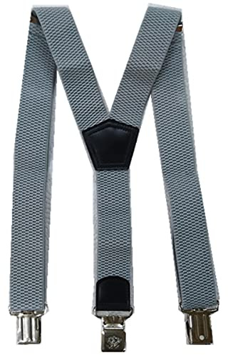 Miobo Herren Hosenträger – Sicherer Halt – Elastisch und Verstellbar, 4 cm Breit