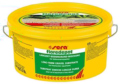 Sera floredepot 2,4 kg | sacco per substrato di ghiaia 2.400 g | substrato per piante in acquario | favorisce la crescita