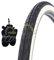 1 Cubierta bianconero + 1 Cámara de aire 26 x 1.75 (47 – 559) City Bike Slick carretera bicicleta