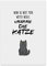 TypeStoff Kunstdruck, Poster mit Spruch – UMARME DIE KATZE – Typografie-Bild auf hochwertigem Karton - Plakat, Druck, Wandbild - KD-00261-M