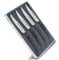 Arcos Serie Cuchillos de Mesa - Juego de Cuchillos de Mesa 4 piezas (Cuchillos Chuleteros) - Hoja Filo de Acero Inoxidable NITRUM de 110 mm - Mango Madera Palisandro Color marrón
