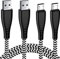 Huawei 2m USB Cable - For P8/P9/P10/P Smart Plus & Honor 10/9/20 Lite/8x/7A/7S/Y5/Y6/Y7 ii, Fast Charge 2.4A