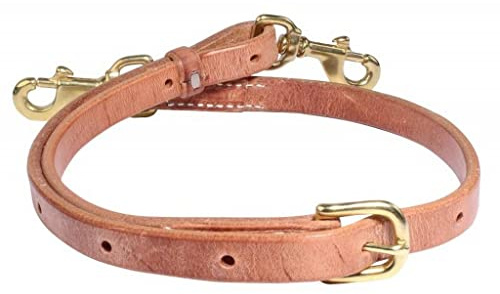 Professionals Choice Harness Leather Tie Down Strap w/Brass Snaps N/A N/A