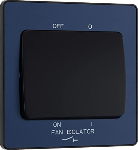 BG Electrical Evolve Fan Isolator Switch, Triple Pole
