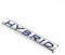 Topteng Auto Emblem Aufkleber, 3D HYBRID Words Metall Emblem Heckkofferraum Aufkleber