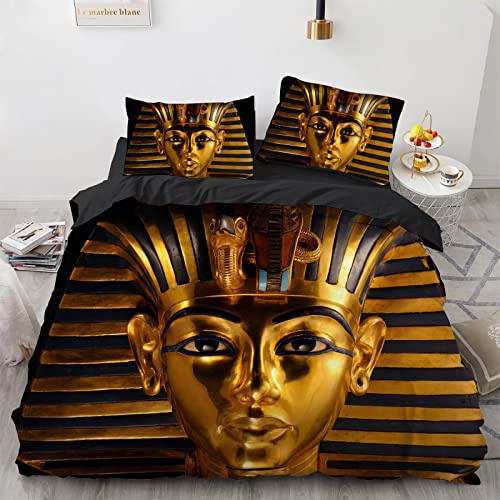 YURKO Bettwäsche Bügelfrei Ägypten Kein Bügeln Polyester Baumwolle Bettwäsche Jungen 135X200 135X200 cm Mit 2 Kissenbezügen 80X80Cm