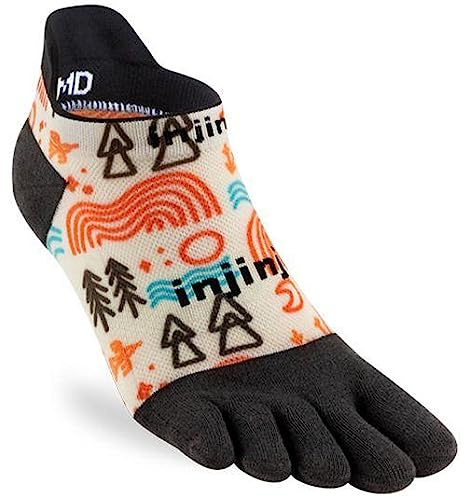 Injinji ARTIST DESIGNED MEN'S NO-SHOW DOODLE M