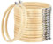 Hodeacc 16 Pcs 3 inch Mini Bamboo Embroidery Hoop Circle,Embroidery Hoop Cross Stitch Hoop Ring for DIY Art Craft Handy Sewing
