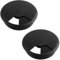 cyclingcolors 2X Passe câble Bureau Table Fil diamètre 80mm encastrable Cordon Prise Ordinateur écran Accessoire ameublement (Noir)